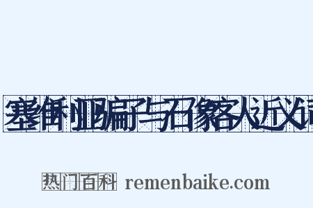 塞维利亚骗子与石像客人近义词是什么意思的图片